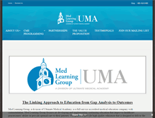 Tablet Screenshot of medlearninggroup.com